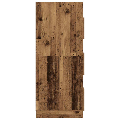 Laundry Cabinet with Storage with Door Old Wood Engineered wood