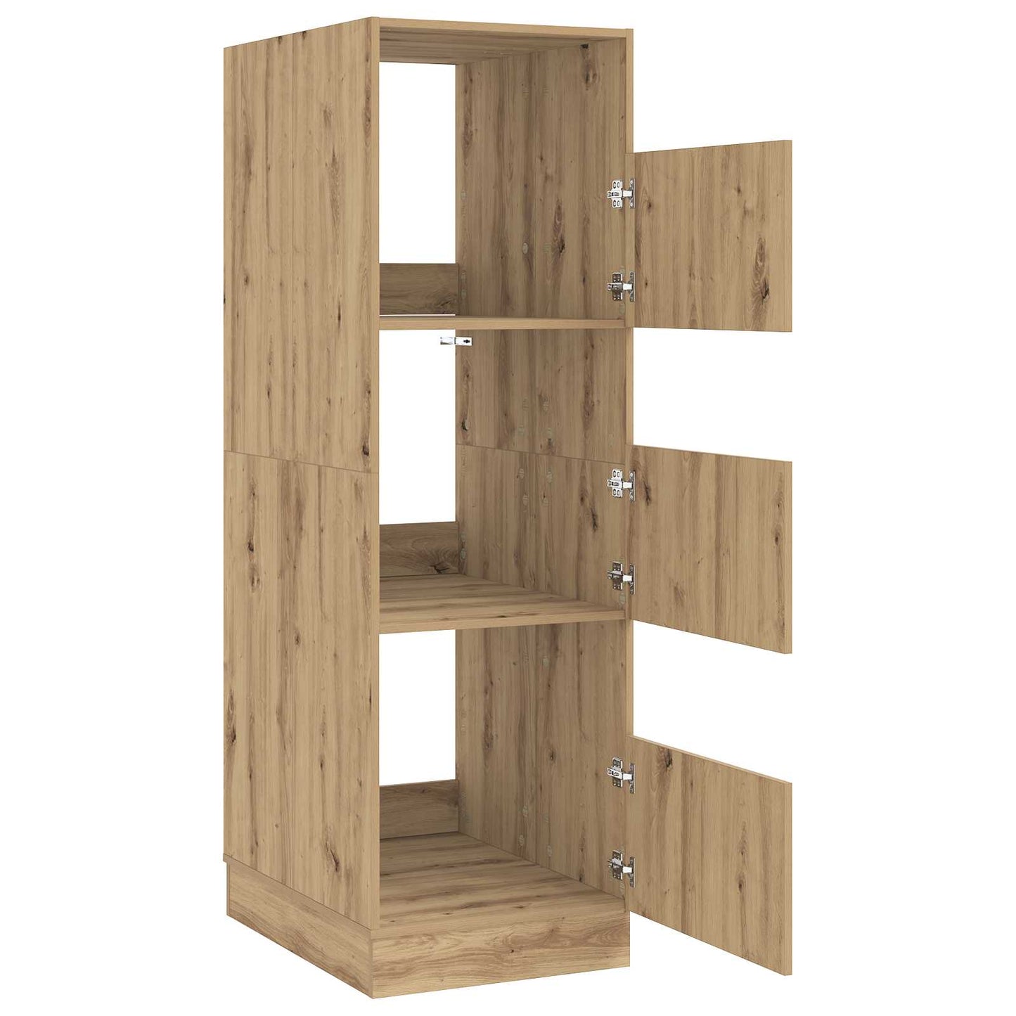 Laundry Cabinet Artisan Oak 50 x 68 x 162 cm Engineered wood