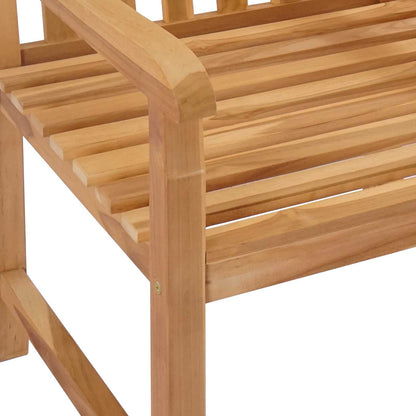 Handcarved Rose Chair 2 pcs Natural Solid Teak Wood