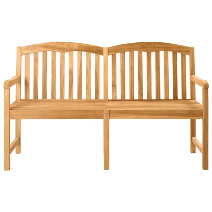 Handcarved Rose Bench 179.5 x 61 x 90 cm Solid Teak Wood