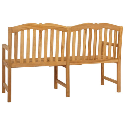 Handcarved Rose Bench 150.5 x 60 x 95 cm Solid Teak Wood