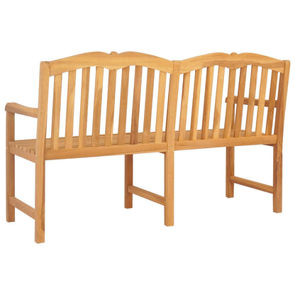 Handcarved Rose Bench 150 x 60.5 x 95 cm Solid Teak Wood