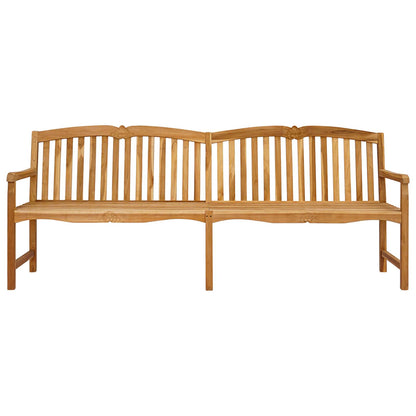 Handcarved Rose Bench 228 x 61 x 94.5 cm Solid Teak Wood