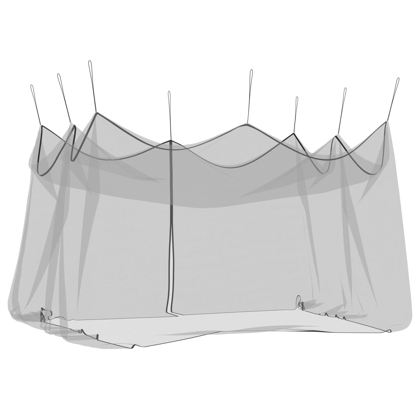 Garden Mosquito Net 156 Mesh Black 3 x 4.5 x 2.5 m Polyester