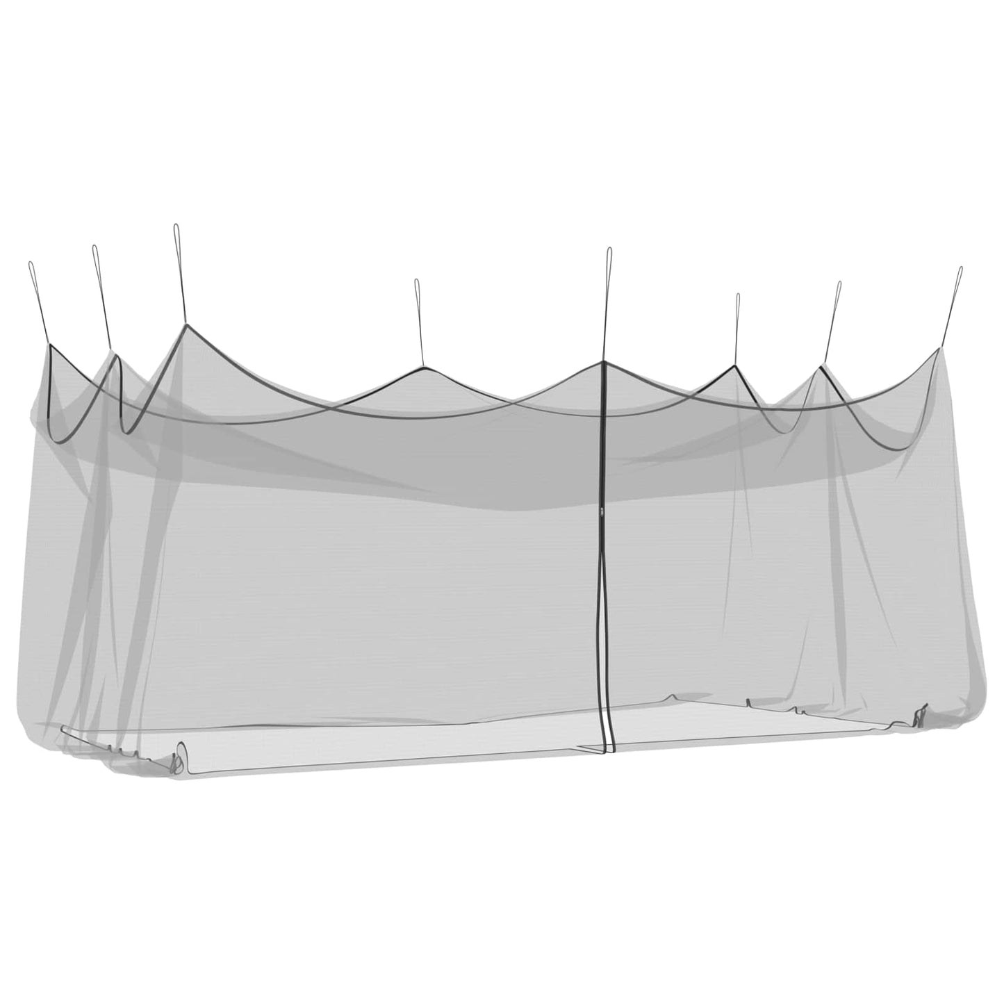 Garden Mosquito Net 156 Mesh Black 3 x 6 x 2.5 m Polyester