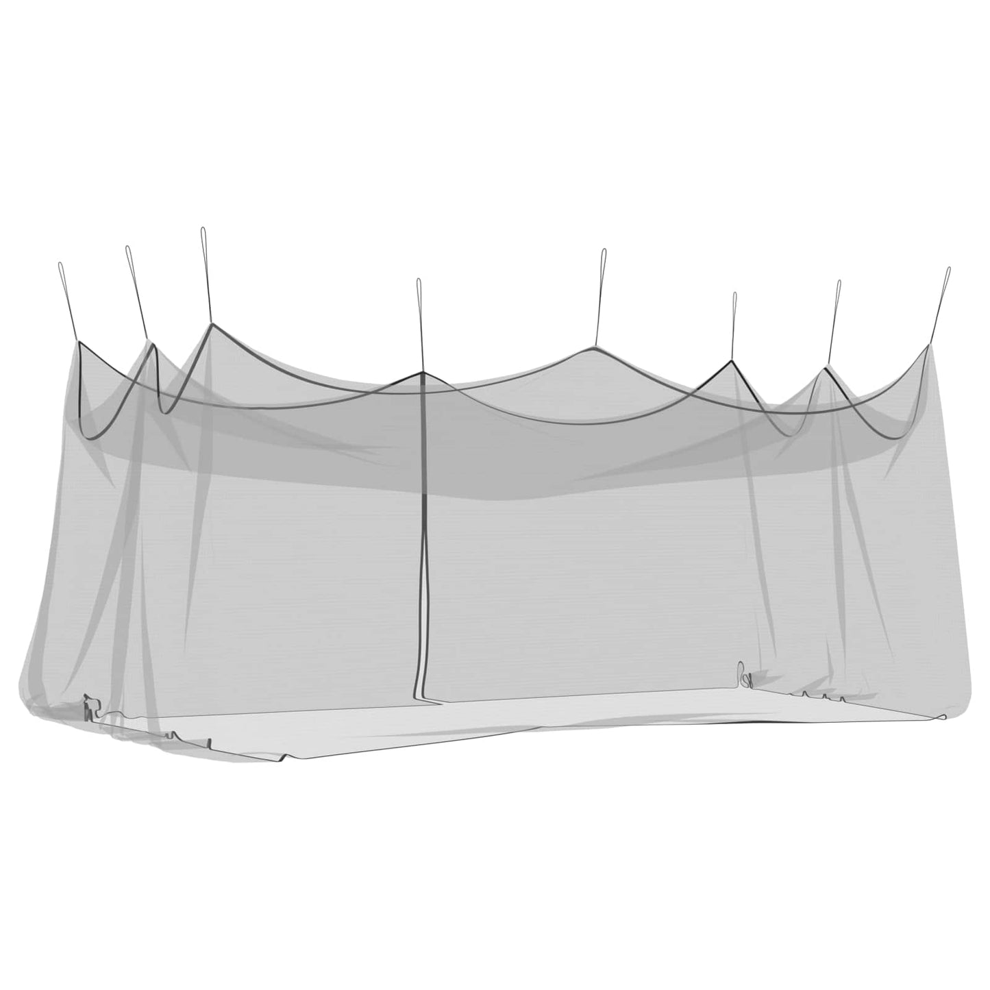 Garden Mosquito Net 156 Mesh Black 3 x 6 x 2.5 m Polyester