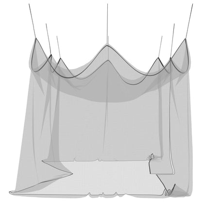 Garden Mosquito Net 156 Mesh Black 3 x 6 x 2.5 m Polyester