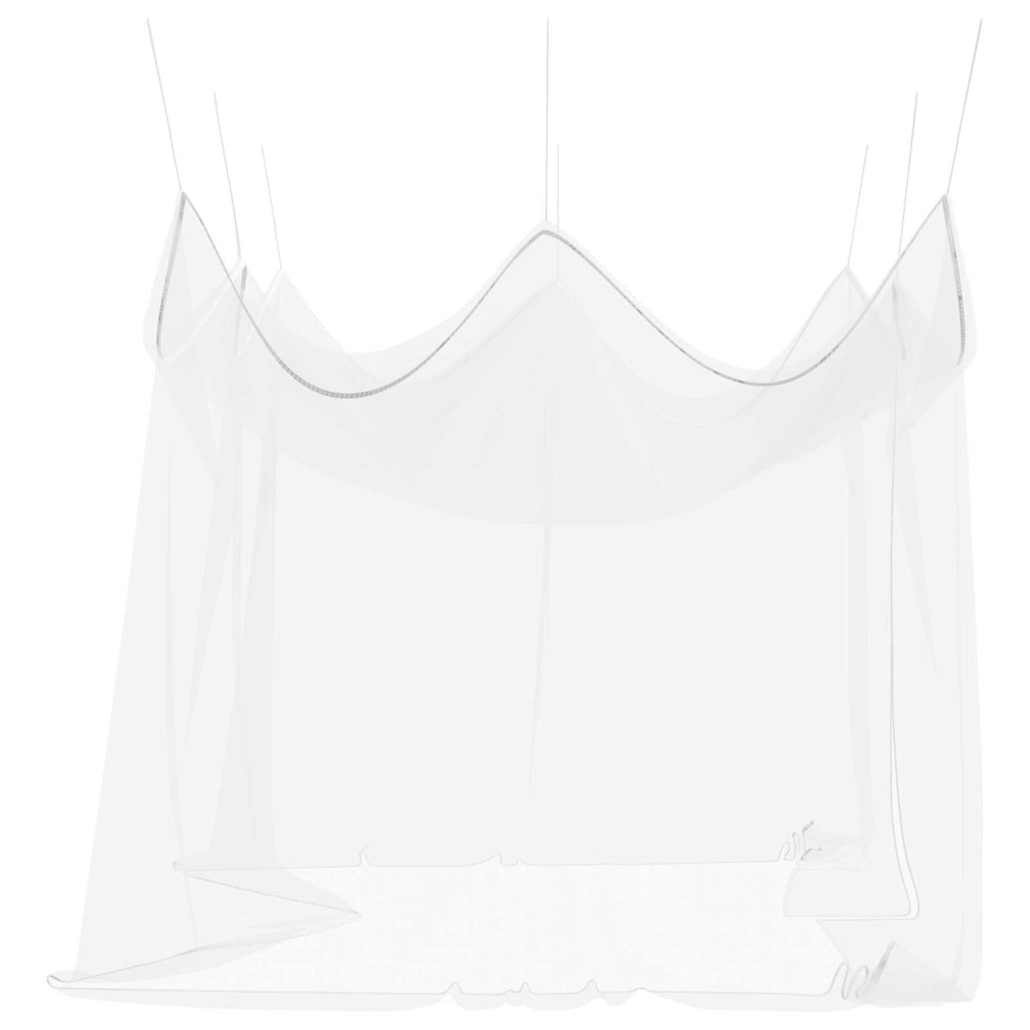 Garden Mosquito Net 220 mesh White 3 x 4.5 x 2.5 m Polyester