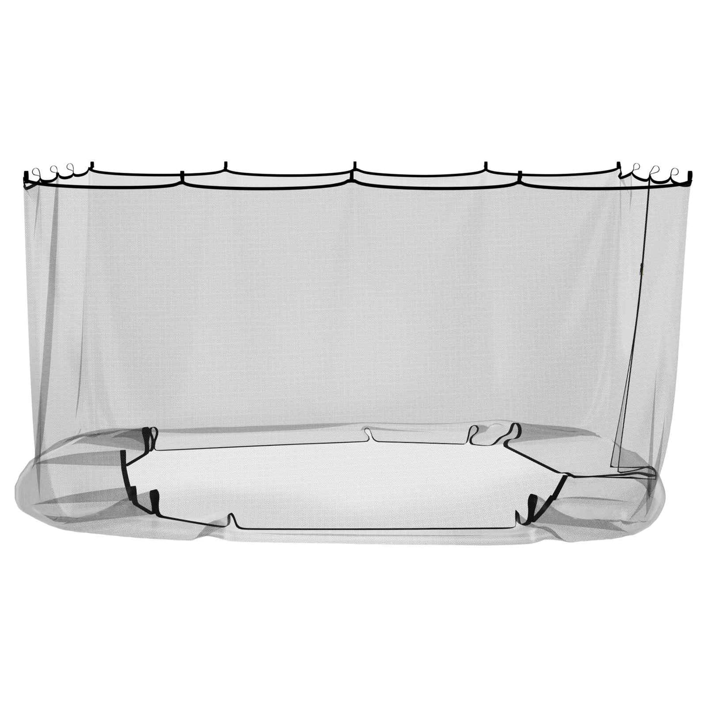 Mosquito Net for Gazebo 220 mesh Black 3.6 x 3 x 2 m Polyester