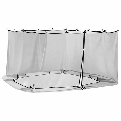Mosquito Net for Gazebo 220 mesh Black 4 x 3 x 2 cm Polyester