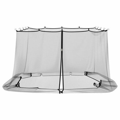 Mosquito Net for Gazebo 220 mesh Black 4.5 x 3 x 2 m Polyester