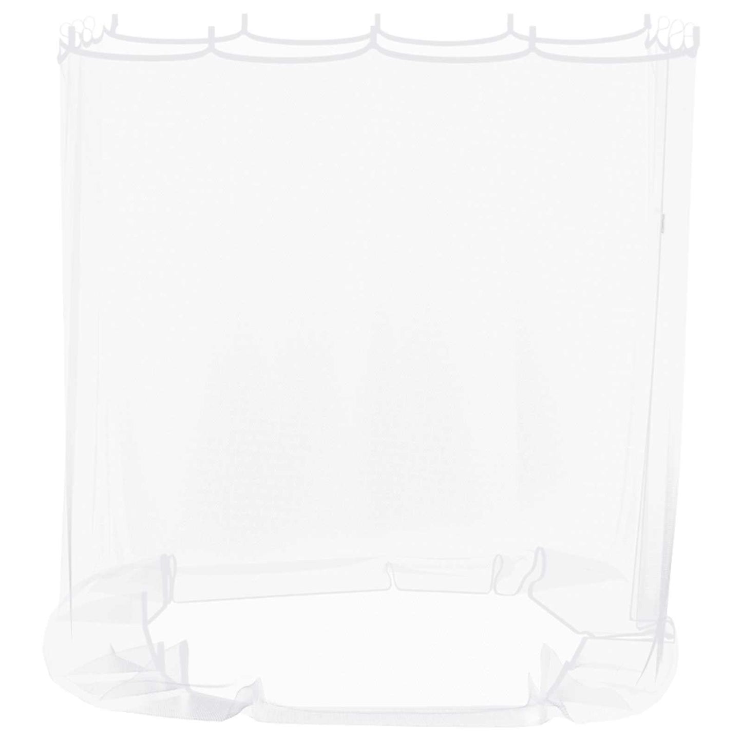 Mosquito Net for Gazebo 220 Mesh 220 mesh White 2 x 2 x 2 m