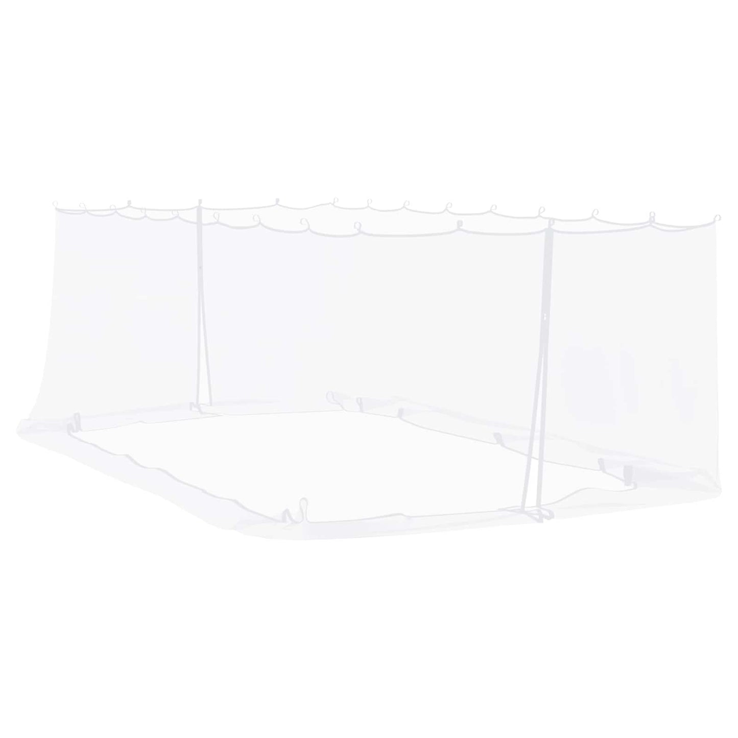 Mosquito Net for Gazebo 220 mesh White 6 x 3 x 2 m Polyester
