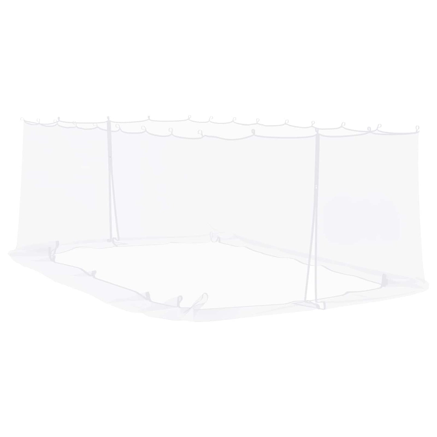 Mosquito Net for Gazebo 220 mesh White 6 x 3 x 2 m Polyester