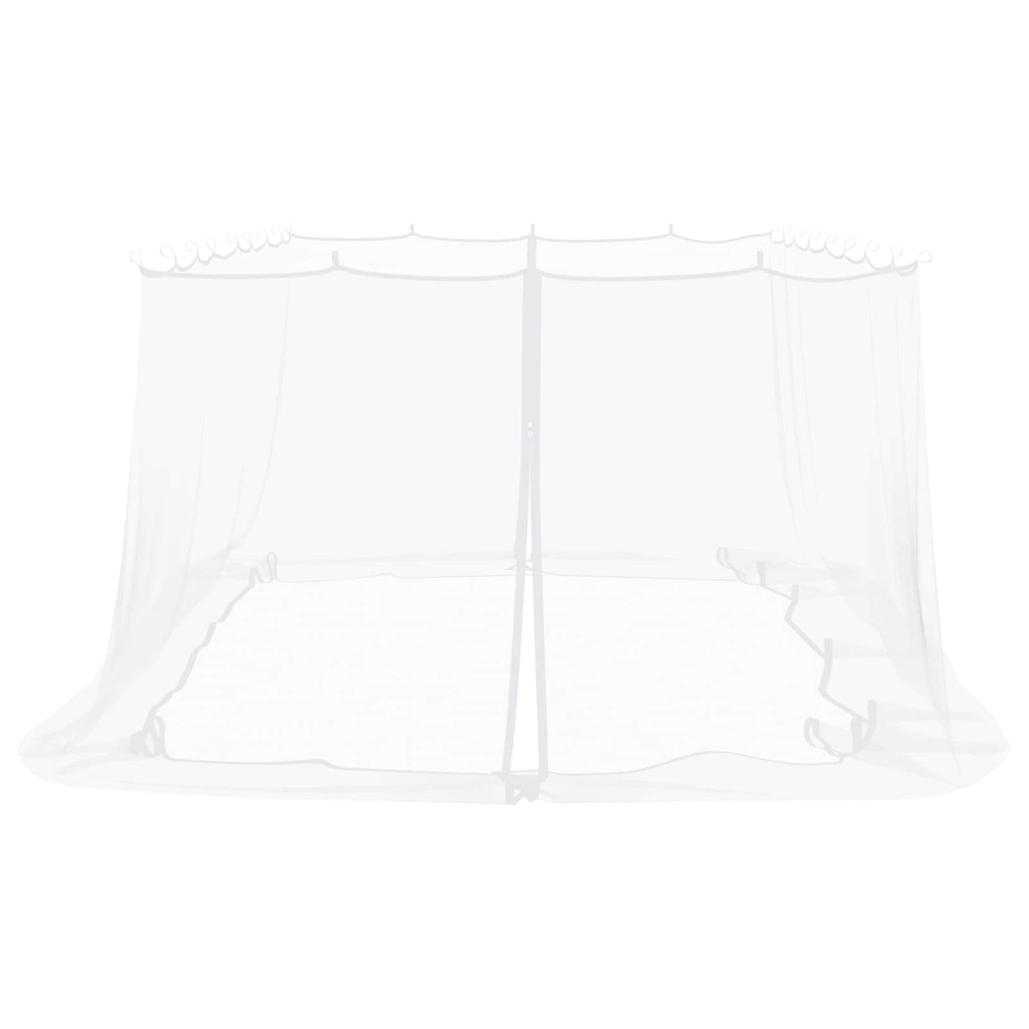 Mosquito Net for Gazebo 220 mesh White 6 x 3 x 2 m Polyester