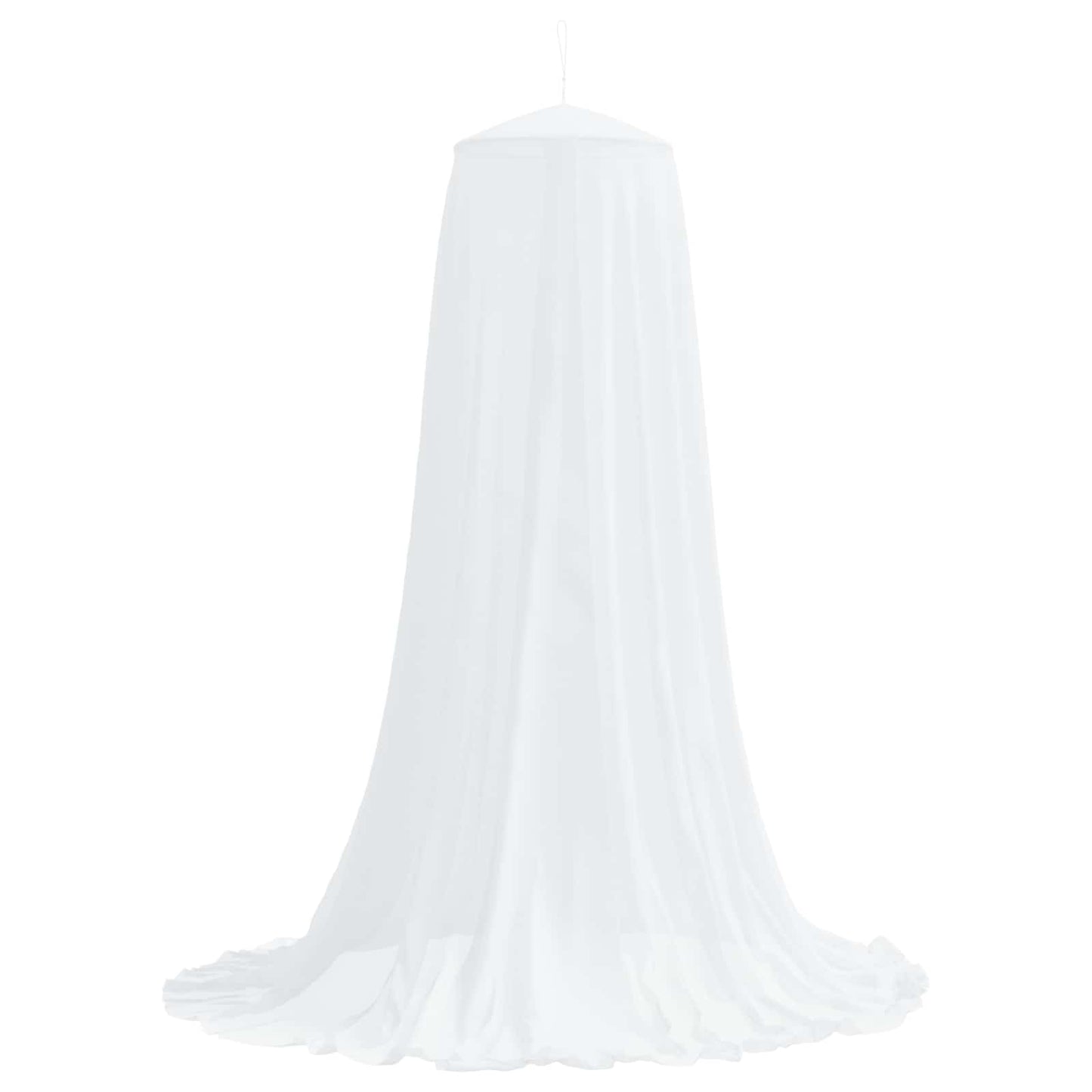 Mosquito Net for Bed 3 pcs 156 mesh White ⌀56 x 220 cm