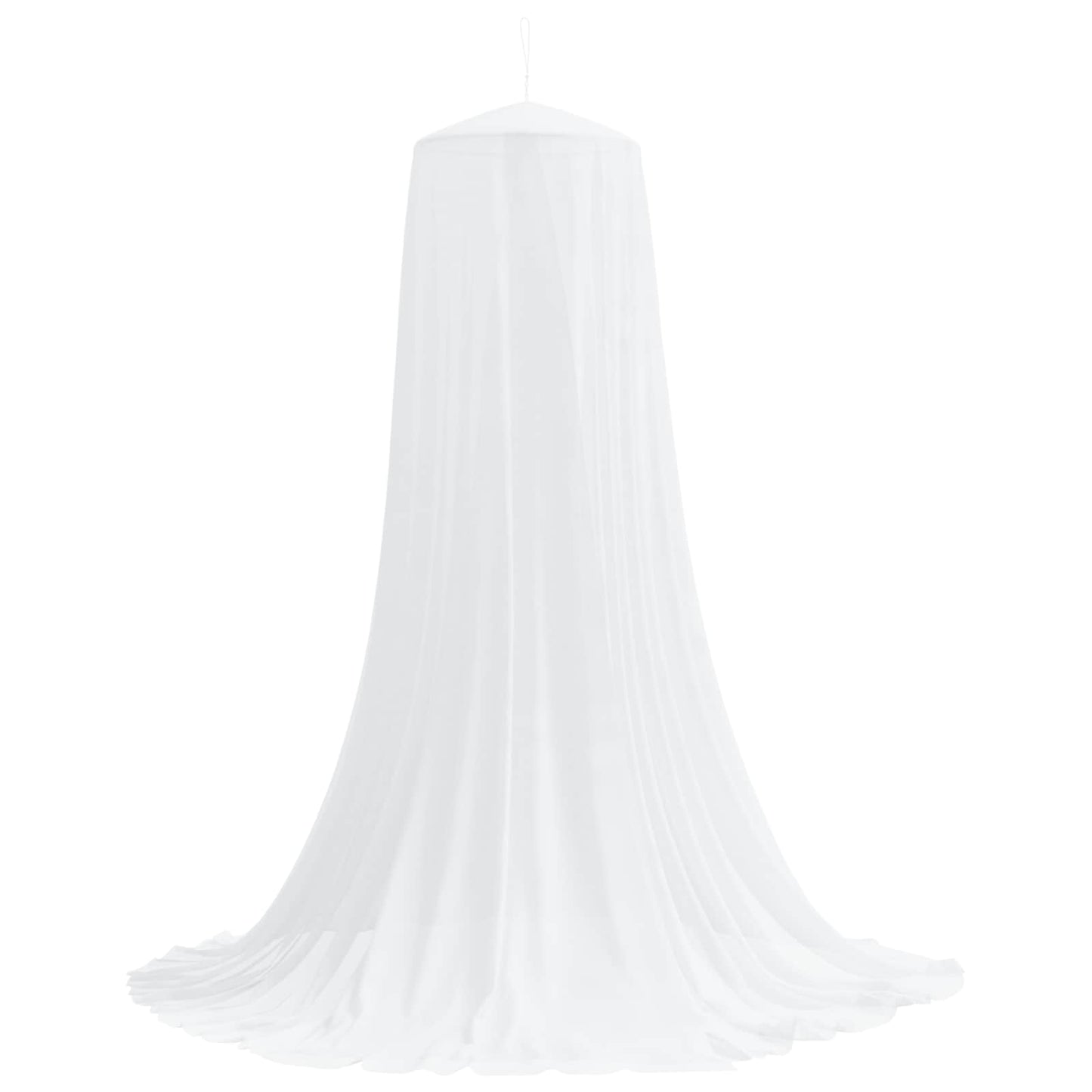 Mosquito Net for Bed 3 pcs 156 mesh White ⌀56 x 220 cm