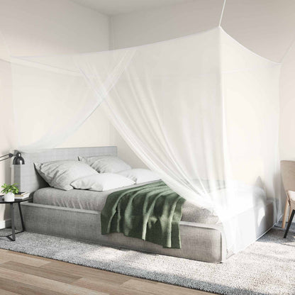 Mosquito Net for Bed 3 pcs 156 mesh White 220 x 150 x 180 cm