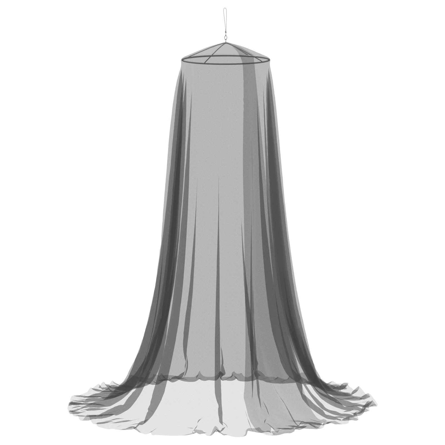 Mosquito Net for Bed 156 mesh Black ⌀56 x 220 cm Polyester