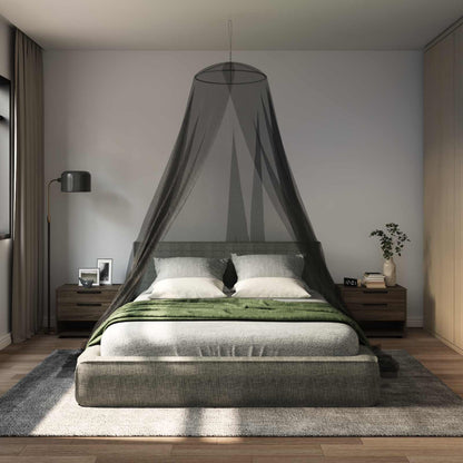 Mosquito Net for Bed 156 mesh Black ⌀56 x 220 cm Polyester