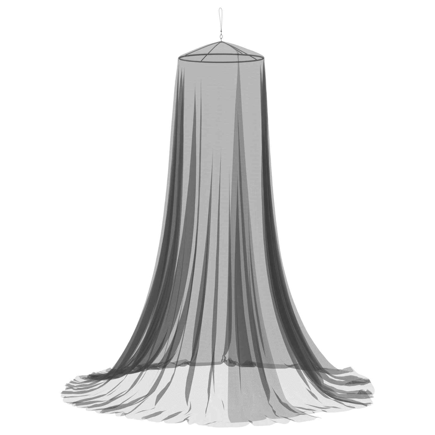 Mosquito Net for Bed 156 mesh Black ⌀56 x 220 cm Polyester