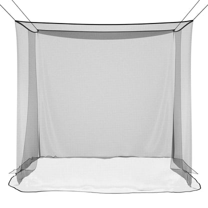Mosquito Net for Bed 156 mesh Black 220 x 200 x 210 cm