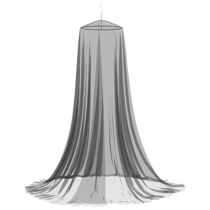 Mosquito Net for Bed 3 pcs 156 mesh Black ⌀56 x 220 cm