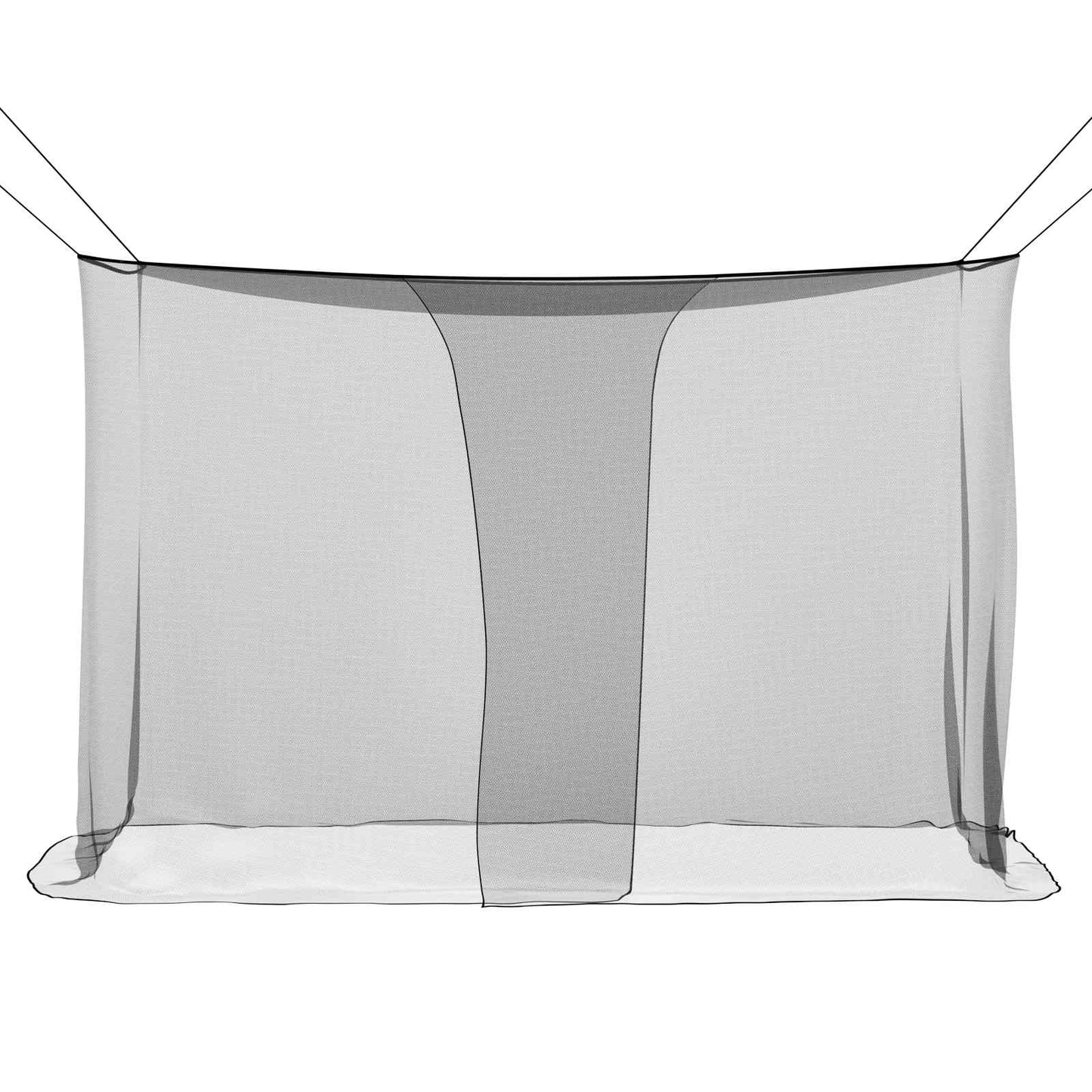 Mosquito Net for Bed 3 pcs 156 mesh Black 220 x 120 x 150 cm