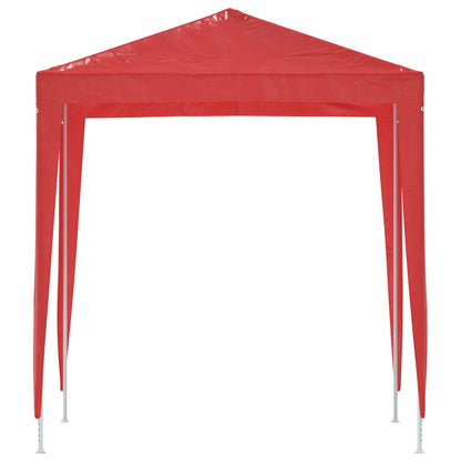 Party Tent 200 x 200 x 240 cm Red PE and Steel