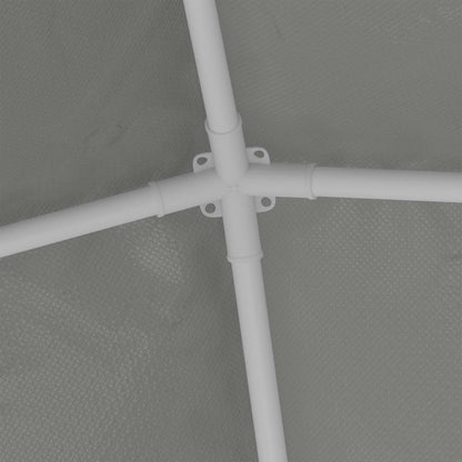 Party Tent 200 x 200 x 240 cm Light Grey PE and Steel