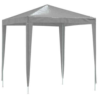 Party Tent 200 x 200 x 240 cm Light Grey PE and Steel