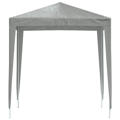 Party Tent 200 x 200 x 240 cm Light Grey PE and Steel