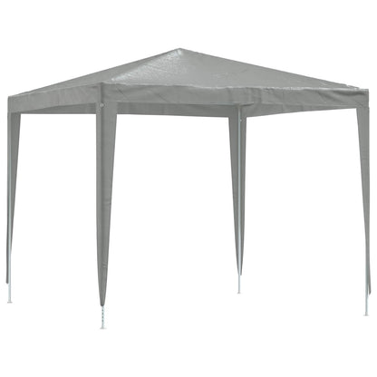 Party Tent 250 x 250 x 240 cm Light Grey PE and Steel