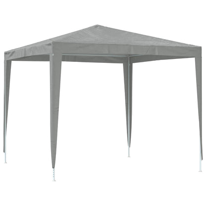 Party Tent 250 x 250 x 240 cm Light Grey PE and Steel