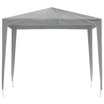 Party Tent 250 x 250 x 240 cm Light Grey PE and Steel