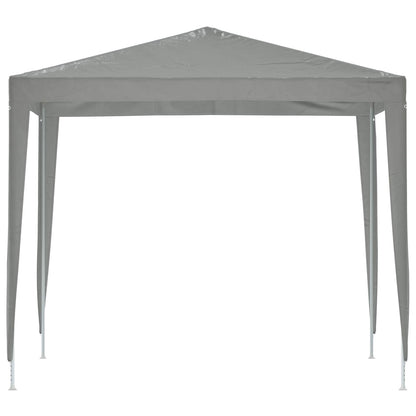 Party Tent 250 x 250 x 240 cm Light Grey PE and Steel