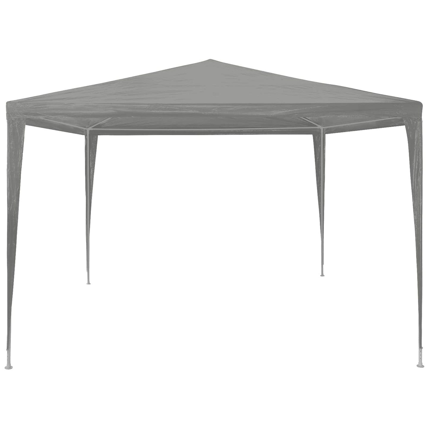 Party Tent Light Grey 300 x 300 x 255 cm PE and Steel