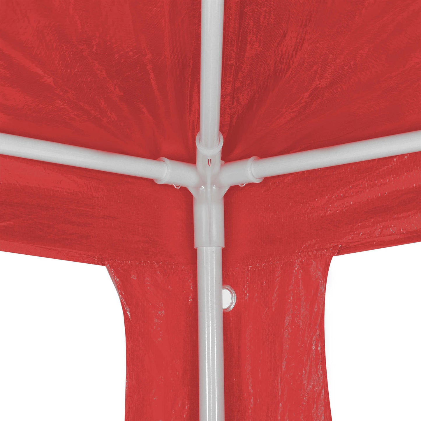 Party Tent Red 1200 x 300 x 255 cm PE and Steel