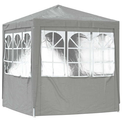 Party Tent Light Grey 200 x 200 x 240 cm PE and Steel