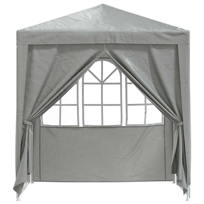 Party Tent Light Grey 200 x 200 x 240 cm PE and Steel