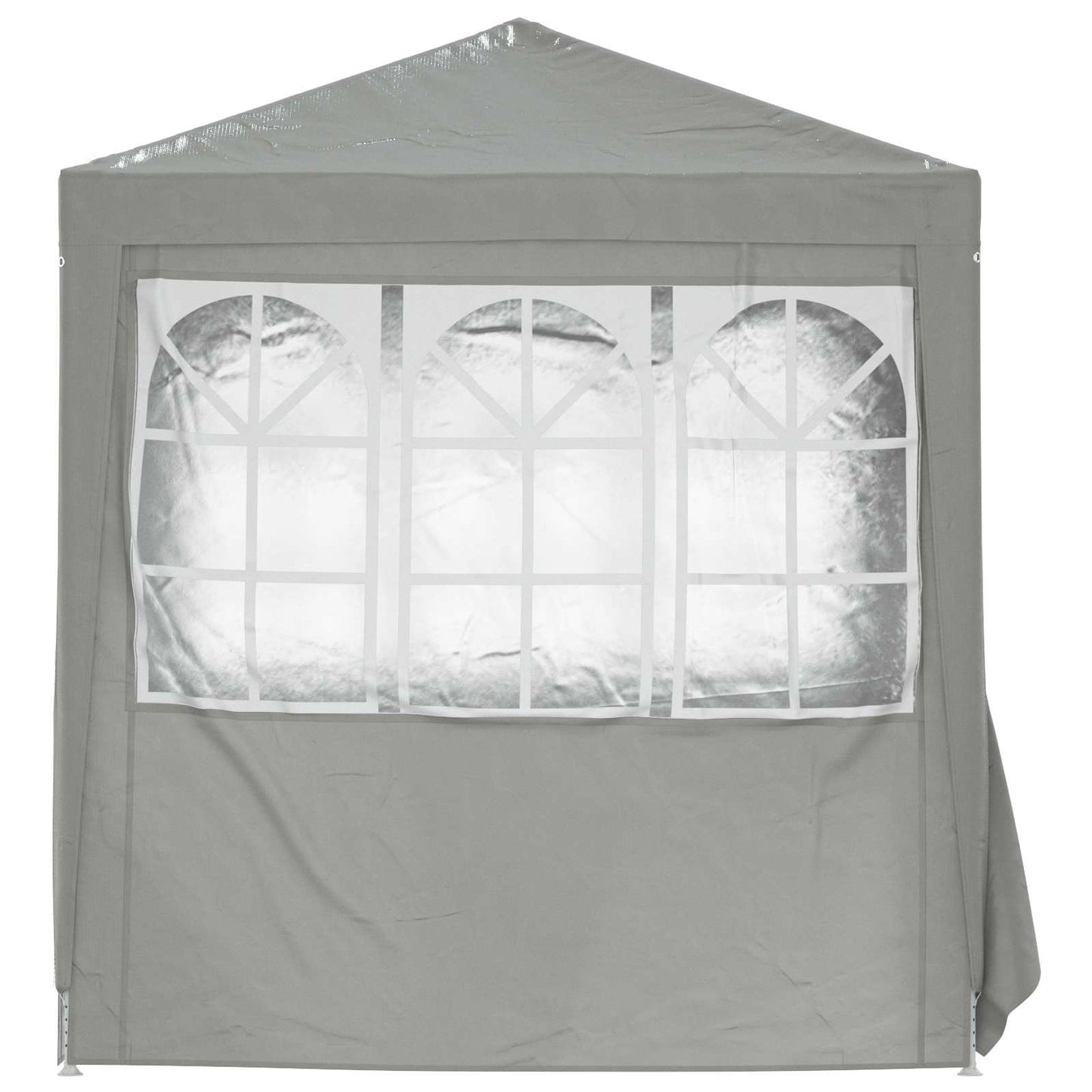 Party Tent Light Grey 200 x 200 x 240 cm PE and Steel