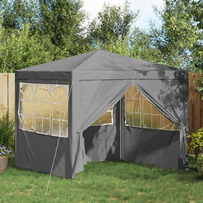 Party Tent Light Grey 250 x 250 x 240 cm PE and Steel