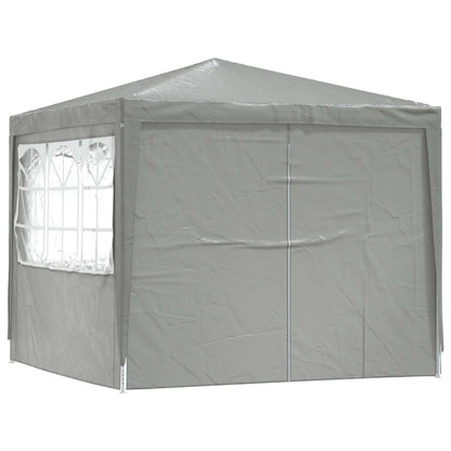 Party Tent Light Grey 250 x 250 x 240 cm PE and Steel