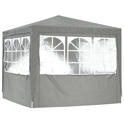 Party Tent Light Grey 250 x 250 x 240 cm PE and Steel