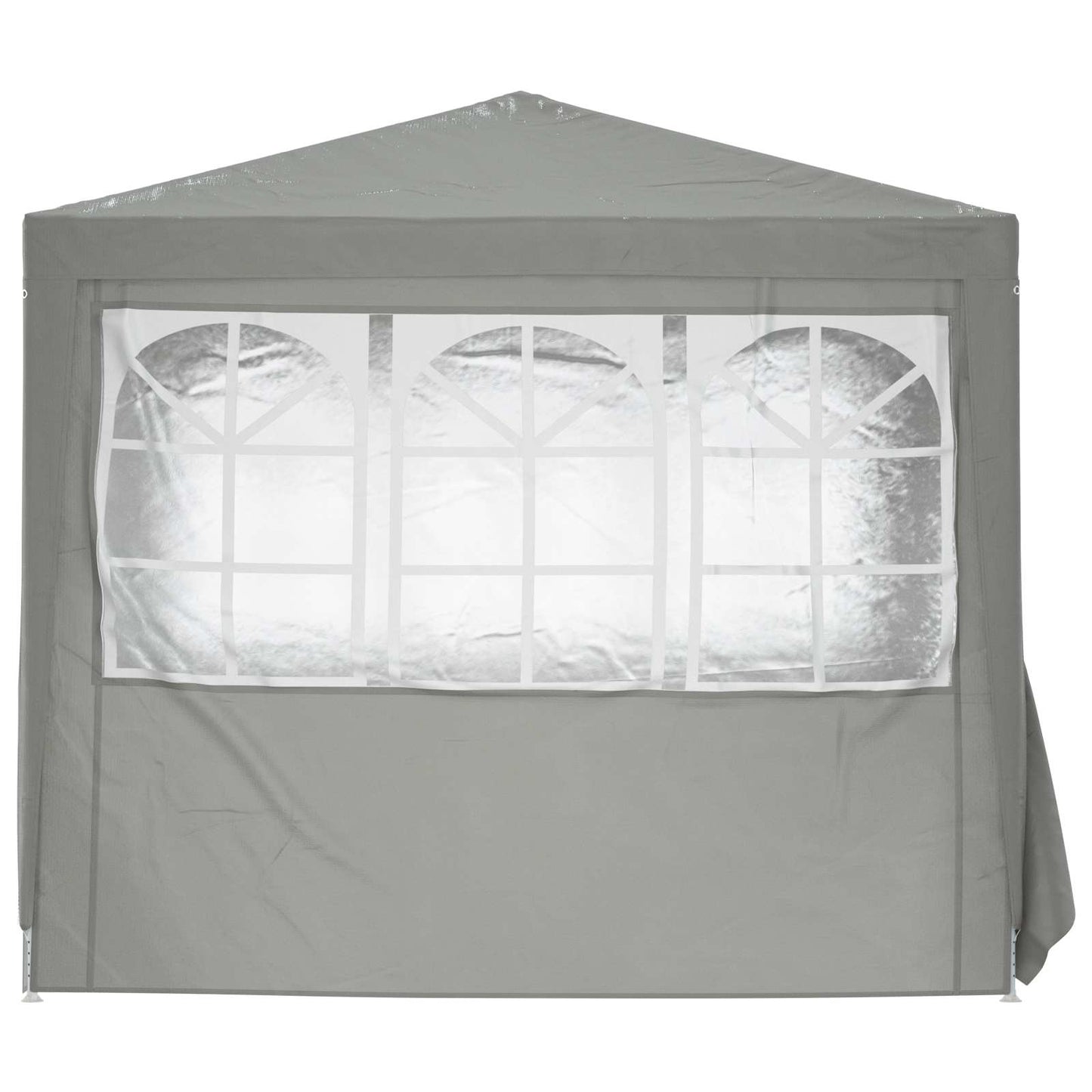 Party Tent Light Grey 250 x 250 x 240 cm PE and Steel