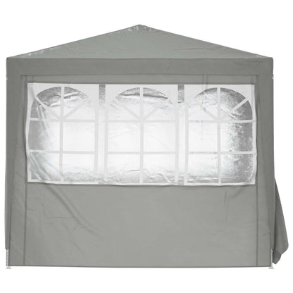 Party Tent Light Grey 250 x 250 x 240 cm PE and Steel