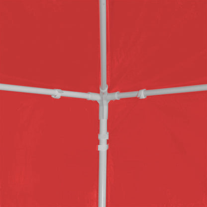Party Tent 900 x 300 x 255 cm Red PE and Steel