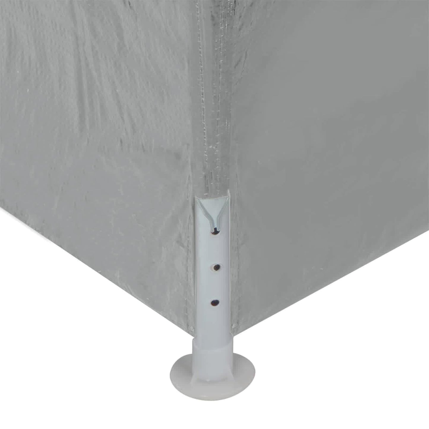 Party Tent 900 x 300 x 255 cm Light Grey PE and Steel