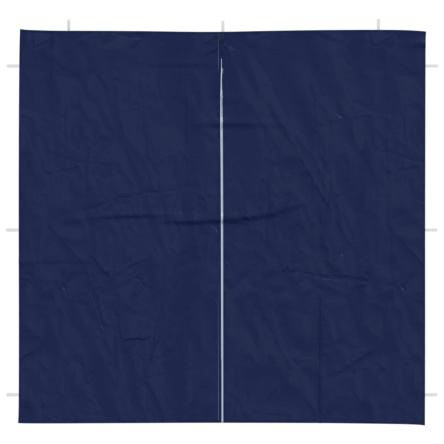 Party Tent Sidewall 2 pcs Blue 200 x 195 cm PE and Steel
