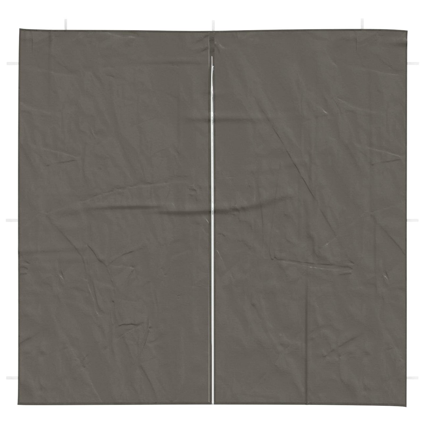 Party Tent Sidewall 2 pcs Anthracite 200 x 195 cm PE and Steel